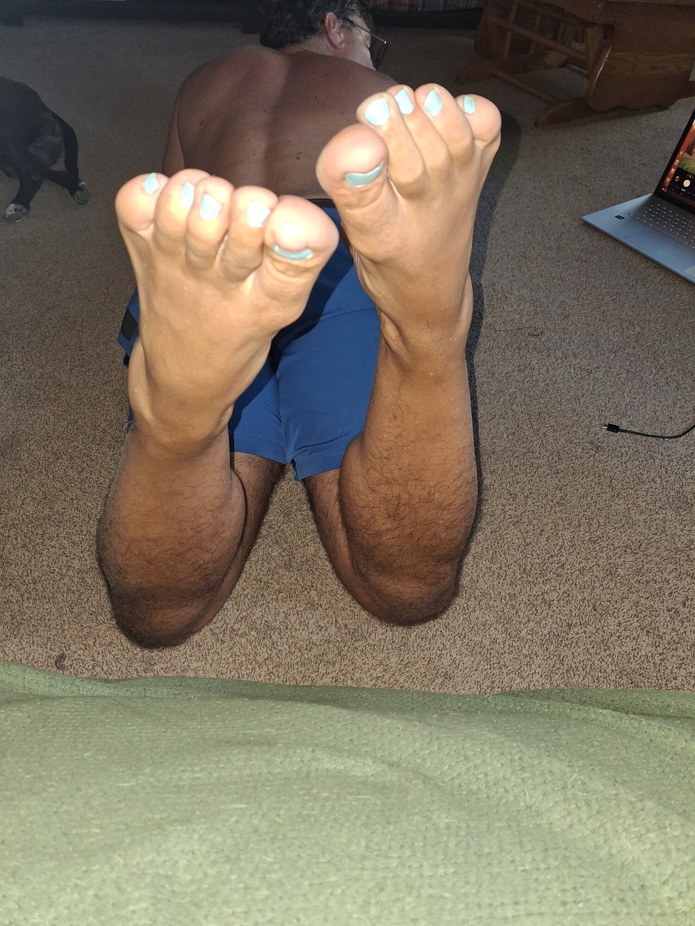 Posing my soles while on my knees #11