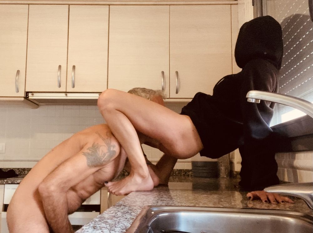 LITTLE BLACK HOOD FUCKING IN HER KITCHEN #32