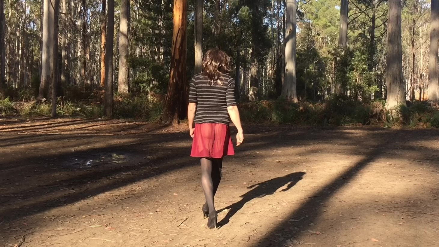 Crossdress Roadtrip - Semi Transparent Skirt 3 #5