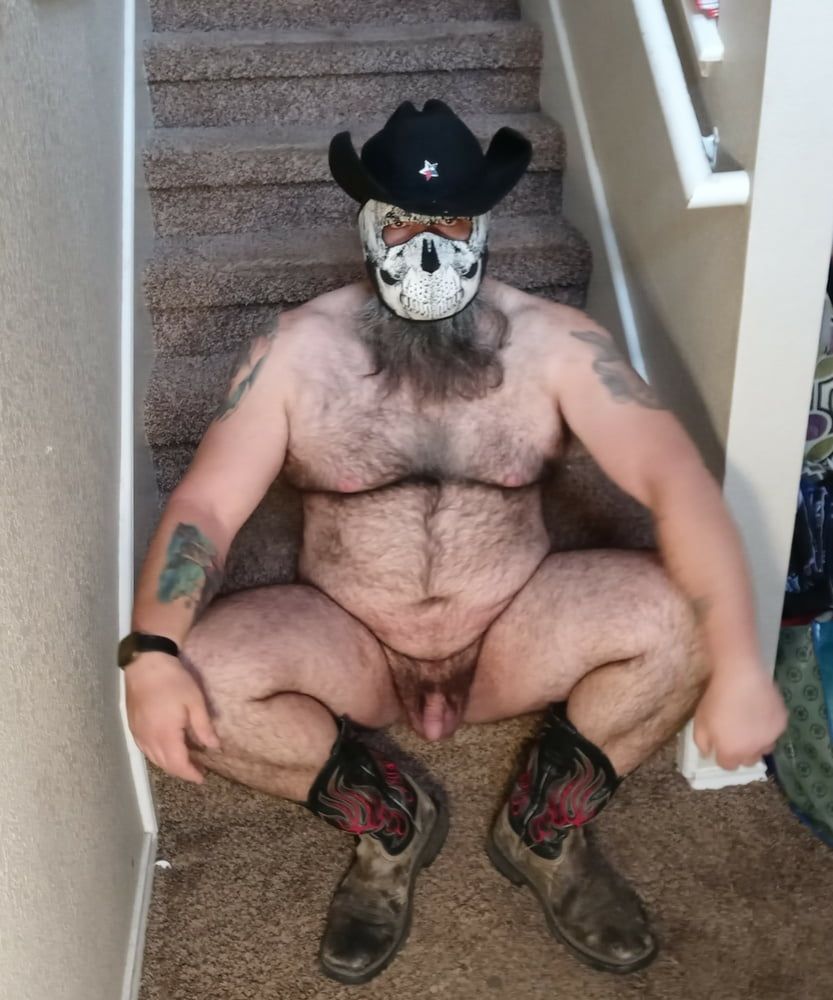 Slutty Cowboy in Boots and Black Hat #2