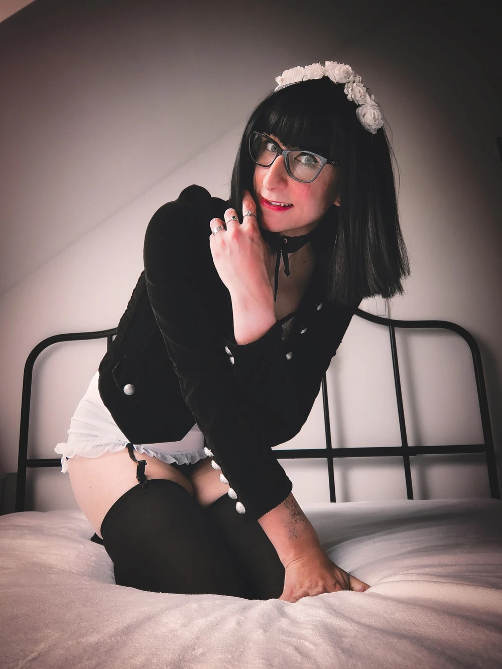 Shy cute trans brunette  #3