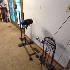 If I'm home alone, I'll try the DB Method Squat Machine
