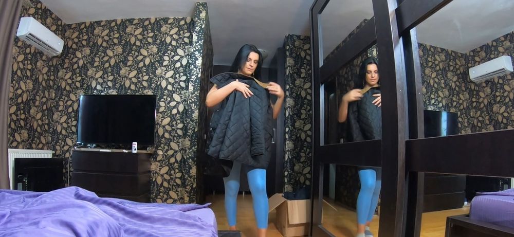  Yoga pants, silk bedding and a lot of cum on my jackets 195 #8