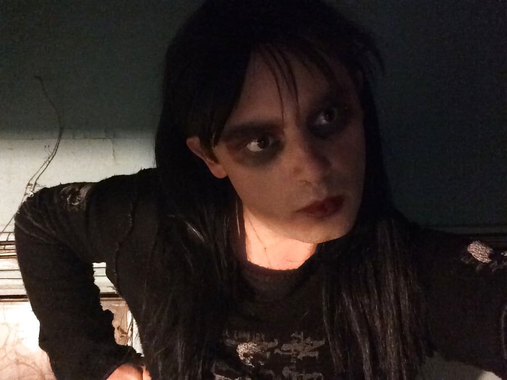 Fuck me in an old creepy cellar! (goth tranny) #3