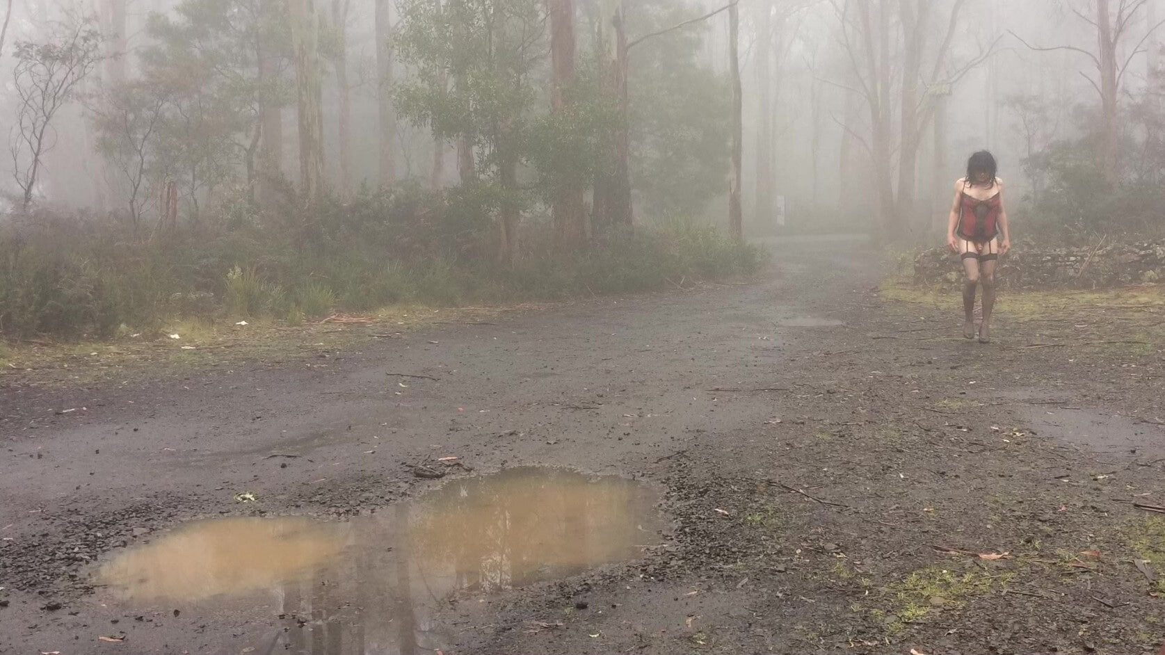 Crossdress Roadtrip - Walk in the mist #10