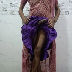 Wear skin colour saree
