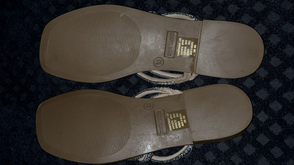 Cum on Steve Madden Slides #4