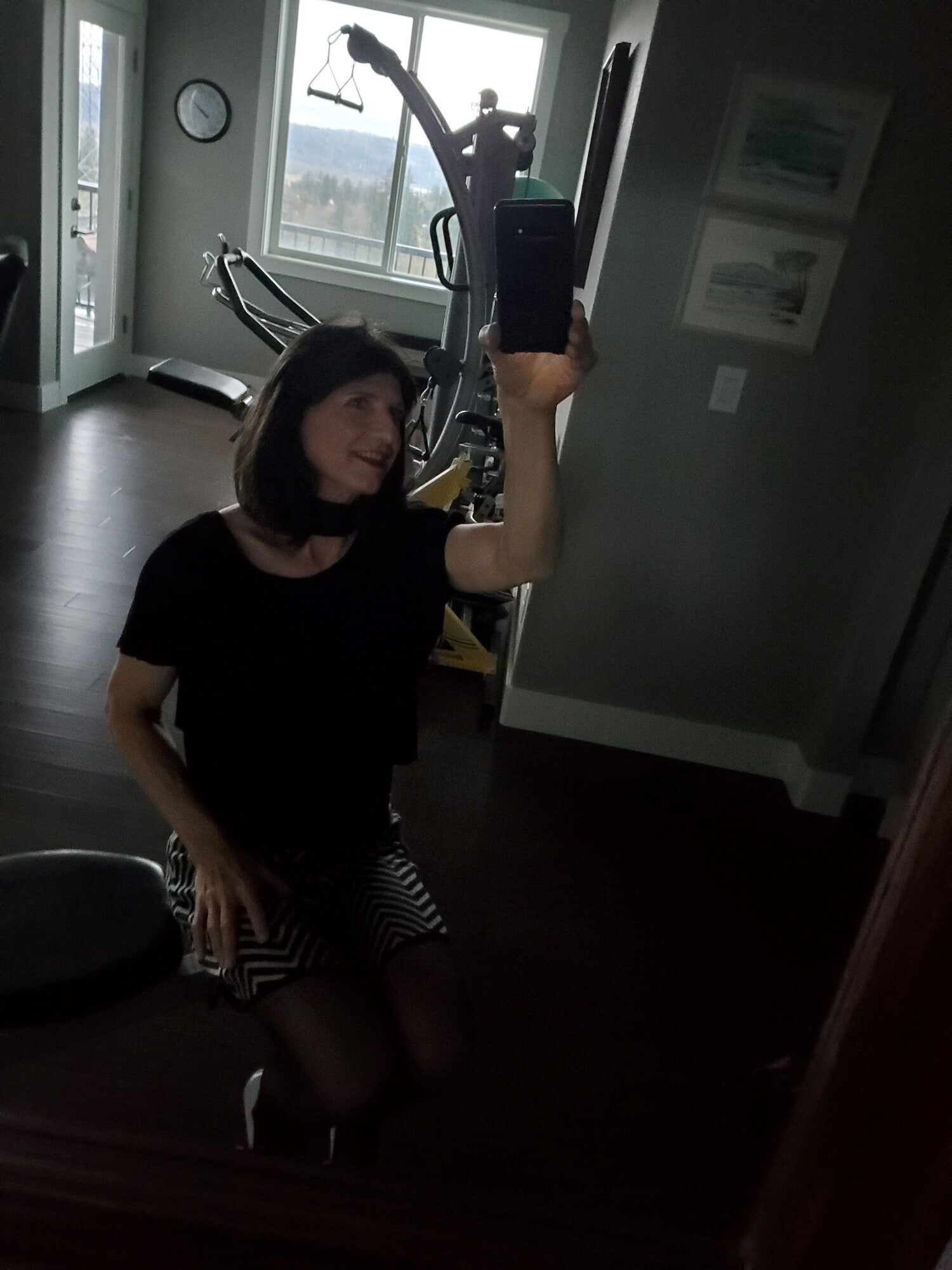 Black and White mini skirt #33