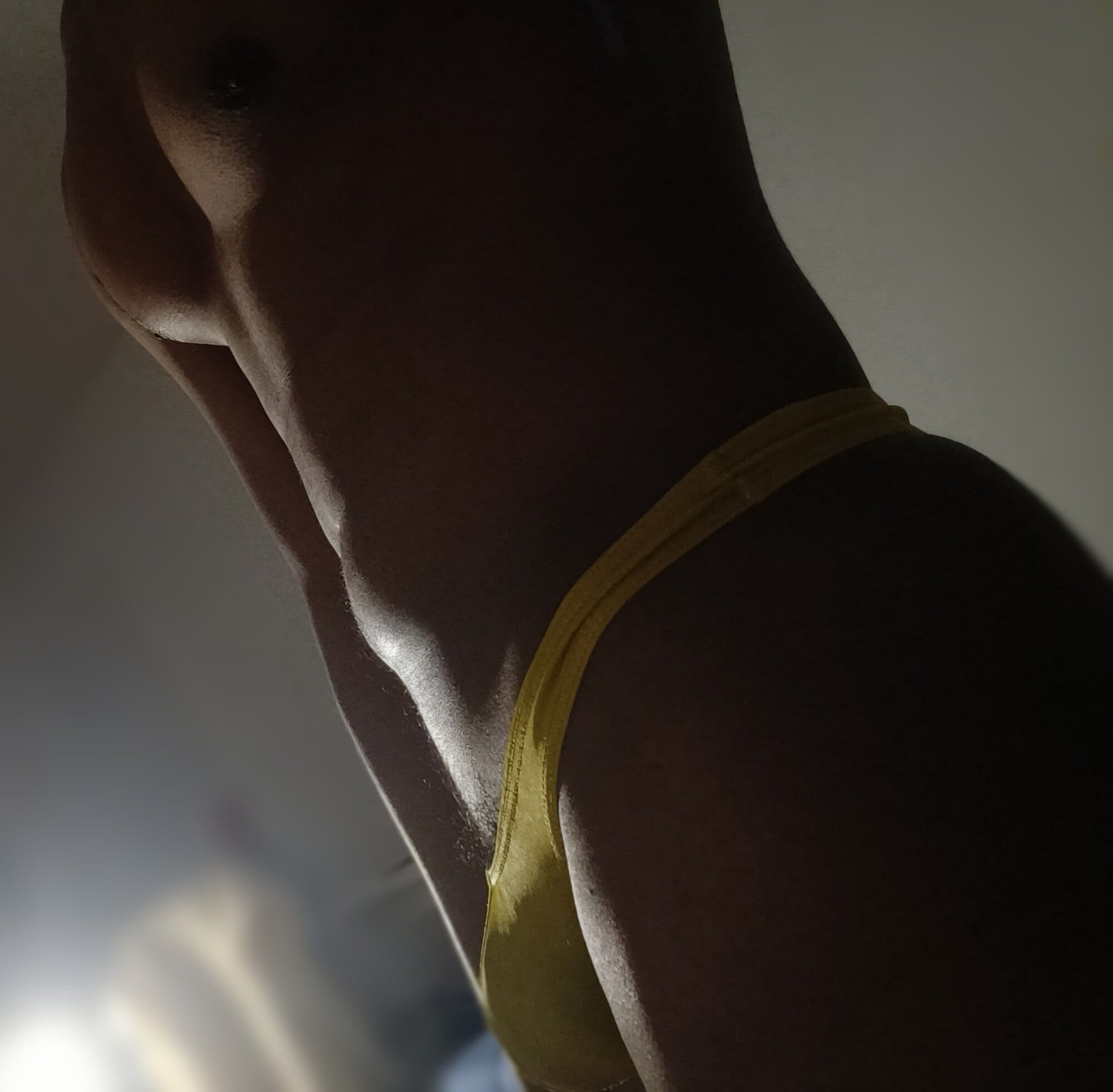 Sexy yellow thongs