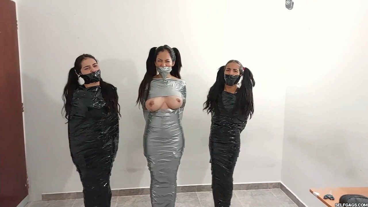 Mummified MILF And Her Two Girls - Selfgags #4