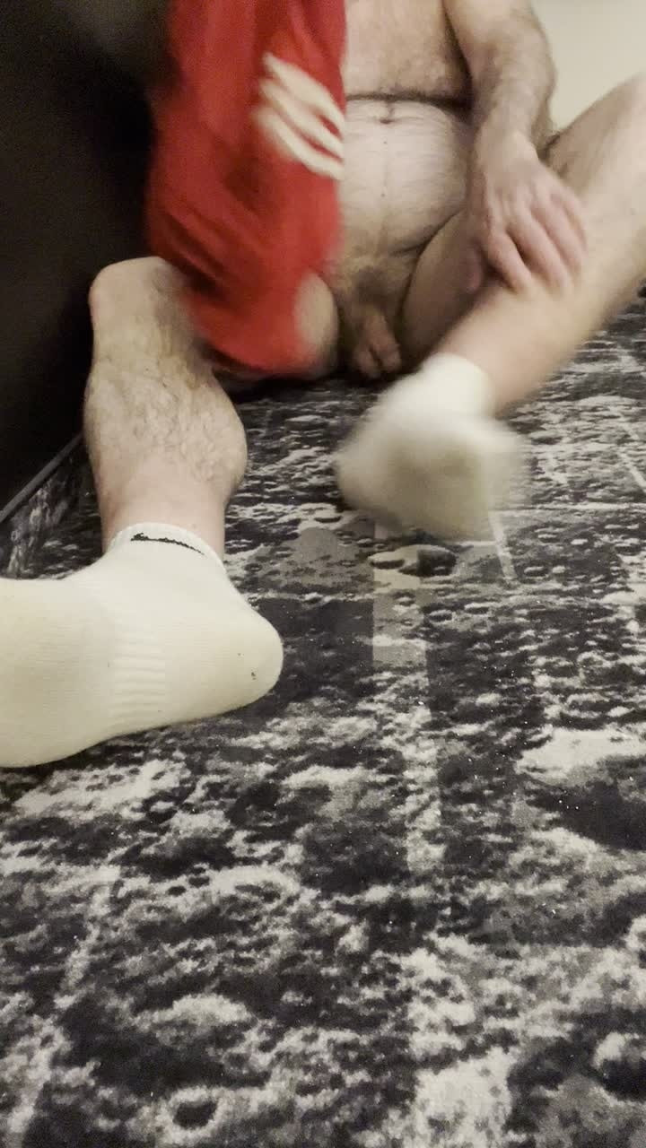 Coach Karl White Socks, Bare Feet Bare Balls 5835 #7