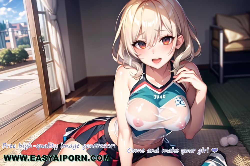 Hot Anime Cheerleader Motivating You Transparent Cloth #44