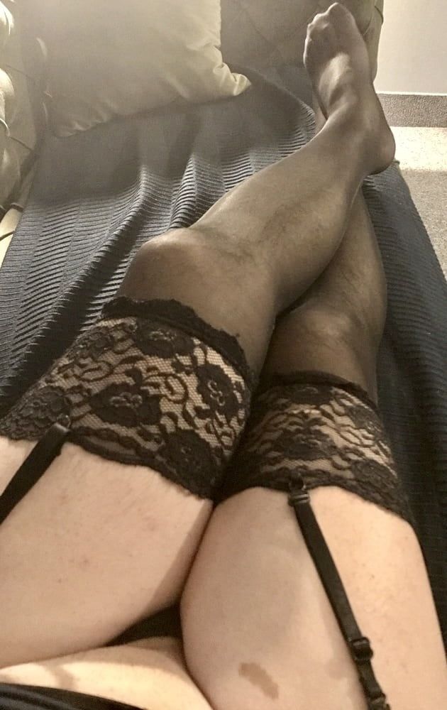 Sexy black stockings #30