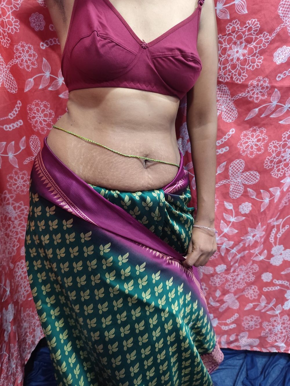 Hot house wife in saree #3