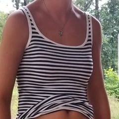 Showing off outside.