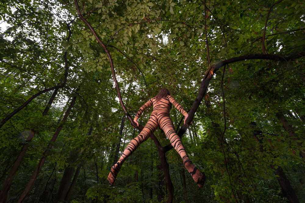 Uncut cock twink in the woods #15