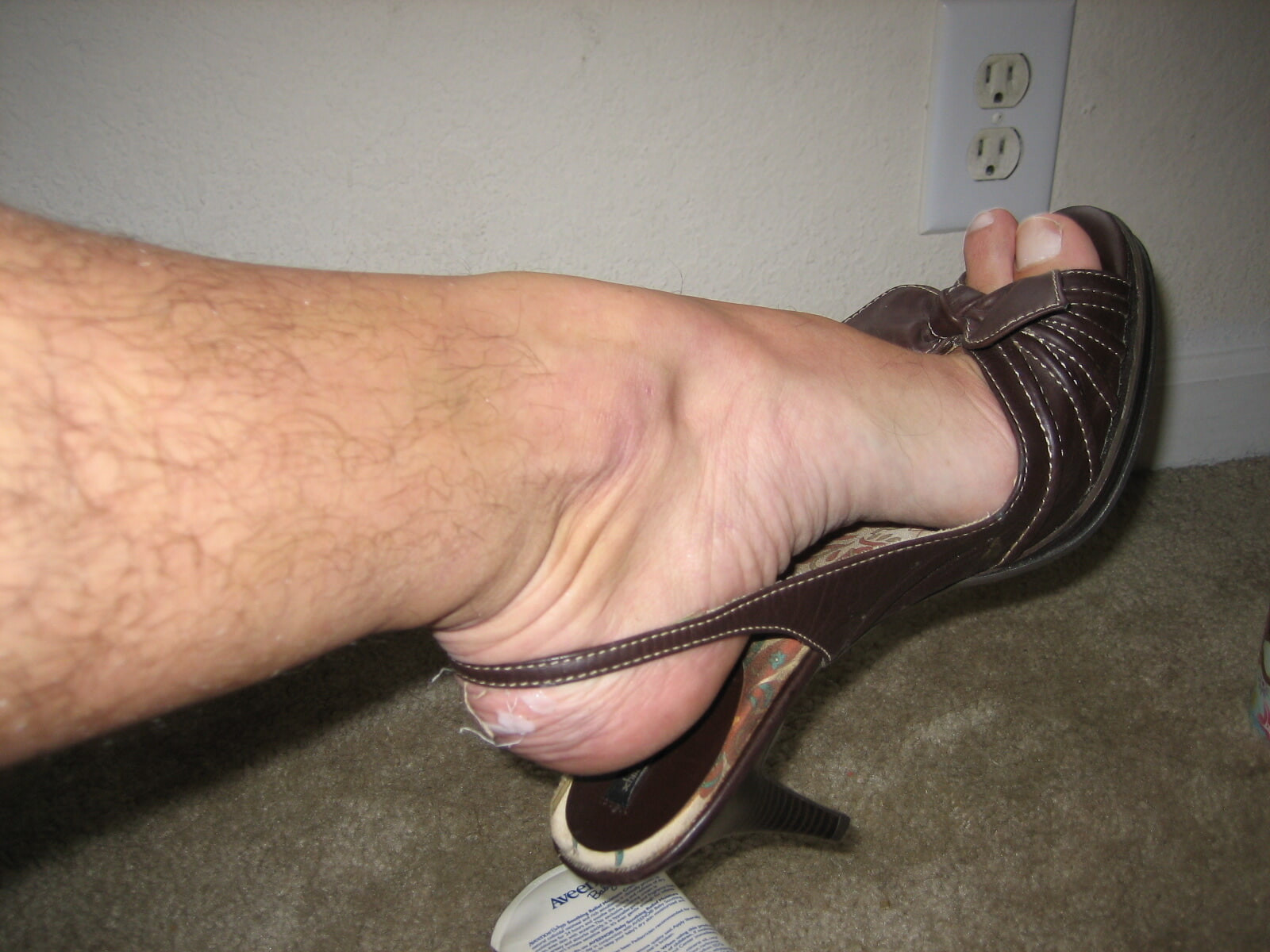 Big Cock Pretty Feet in Heels and Nylons #7