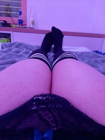 19yo subby in thigh highs and chastity #3