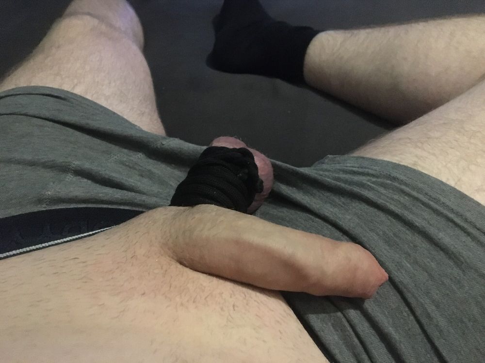 Shaved Cock And Balls Tied Up #40