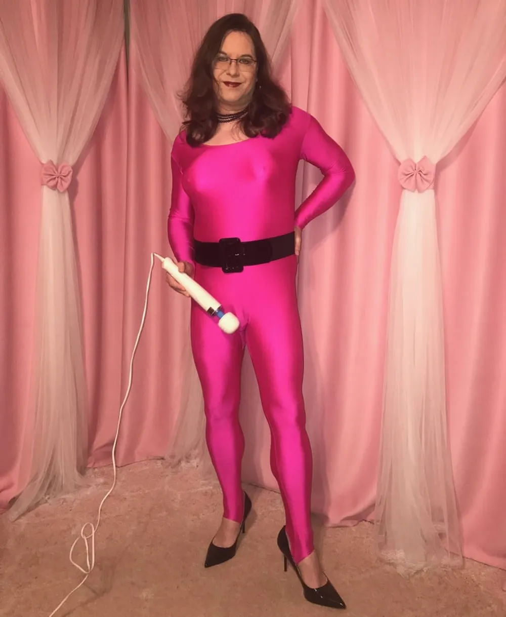 Joanie - Hot Pink Catsuit #3