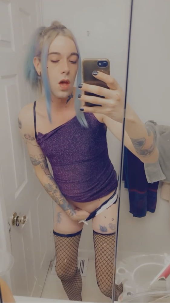 Hot Purple Minidress Slut #40