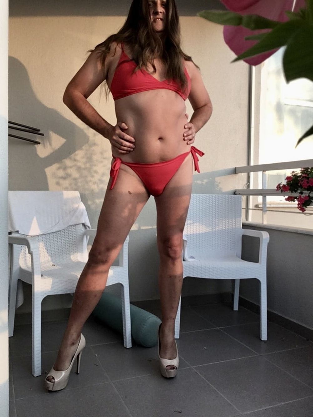 Red Bikini and tan lines #45