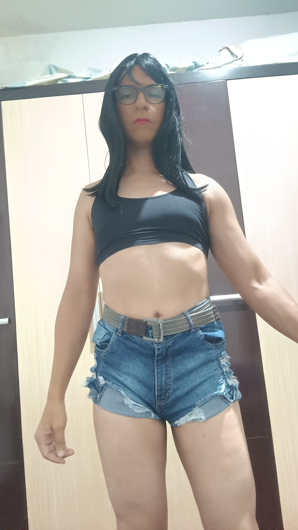 Sakura Nakamura Shorts jeans  And Shorts Gym  #46