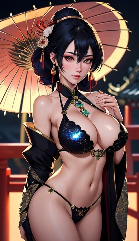 cute Chinese girl in temple (Ai model) #41