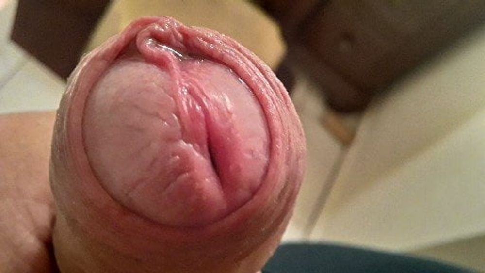 up close .. precum 