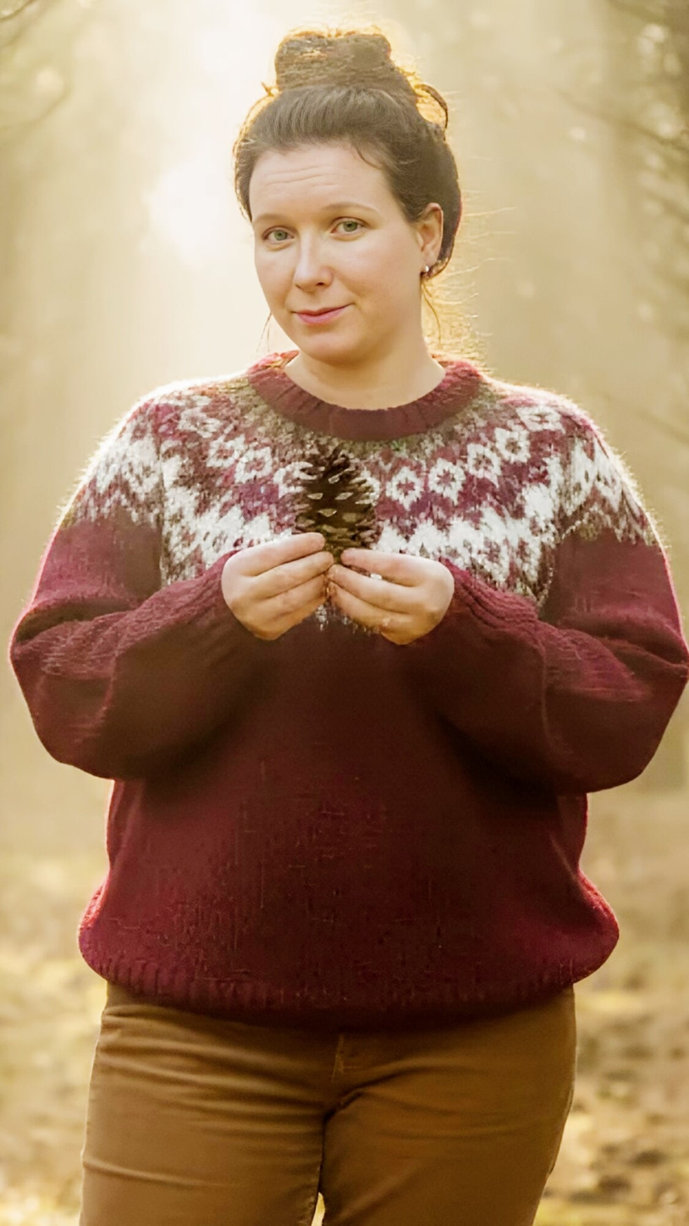 I wore my red sweater and was nude for my 61f soccer coach  #16