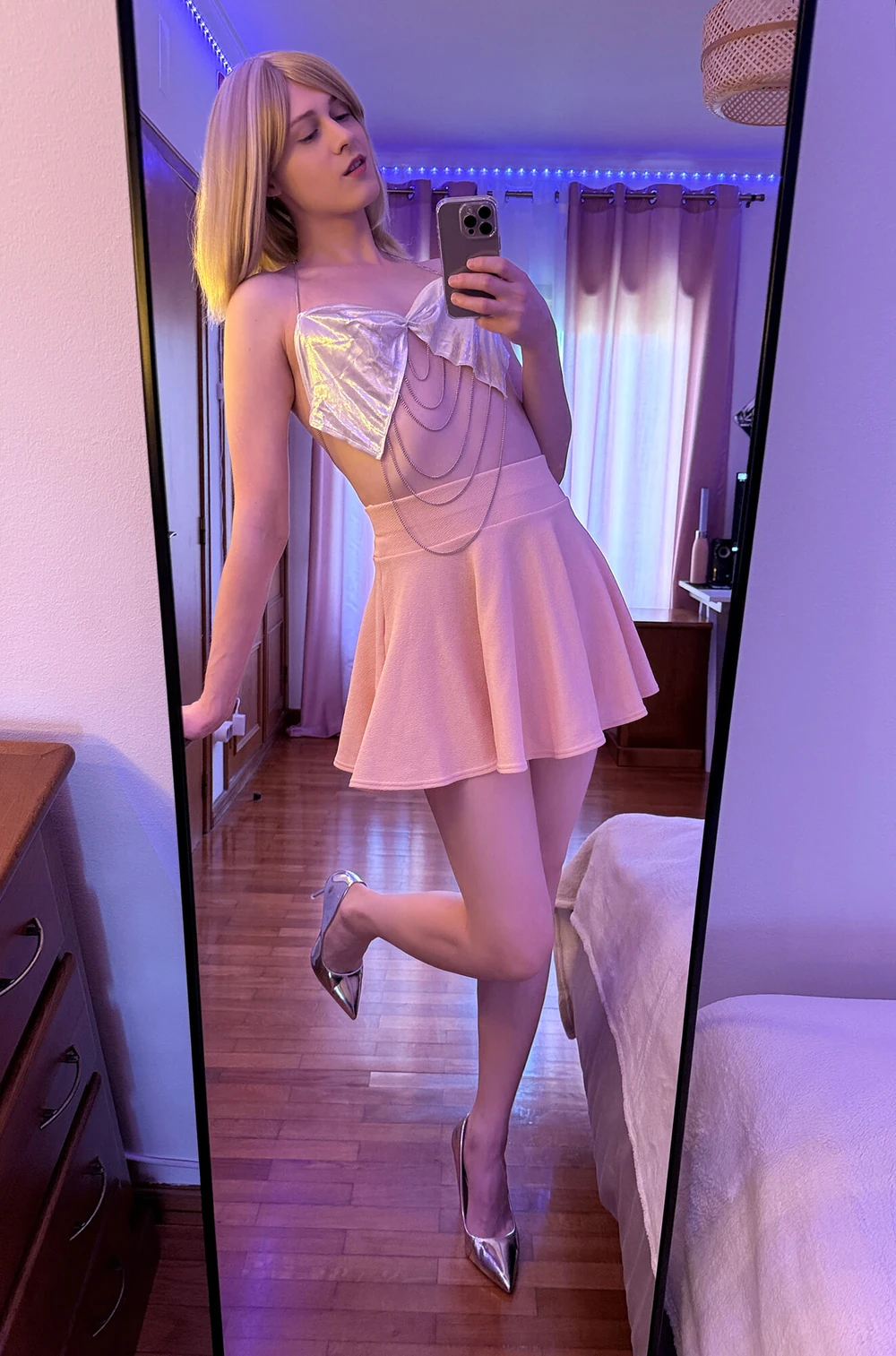 Cute femboy is a skirt :3 #4