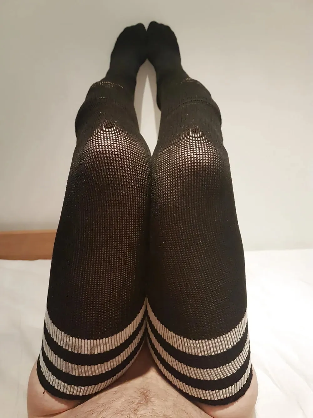 Black thigh high socks #10