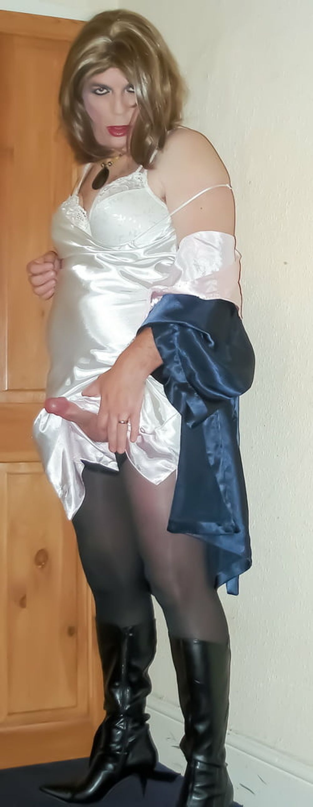 Sarah in Satin #3