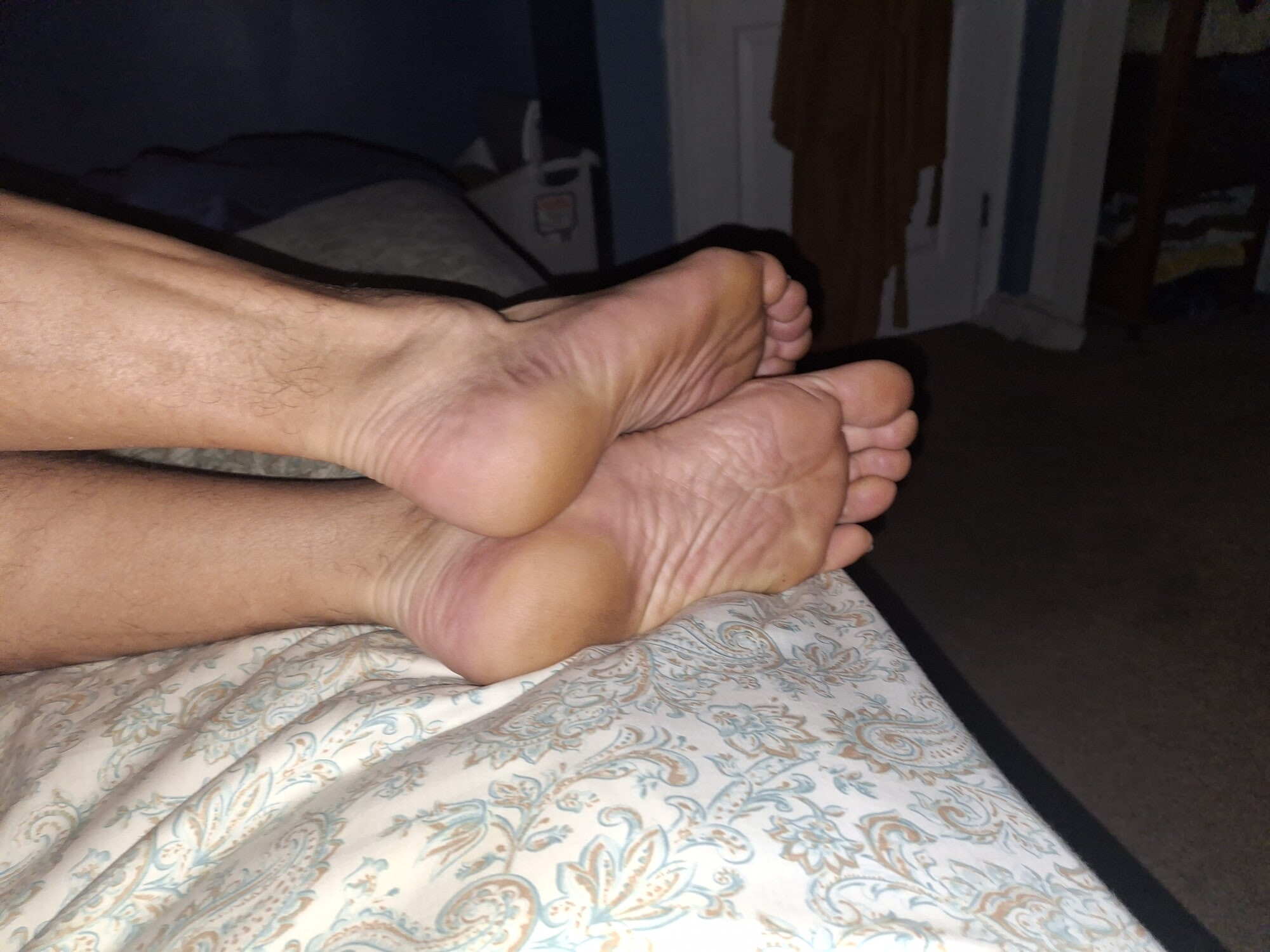 Would you worship my sexy male feet