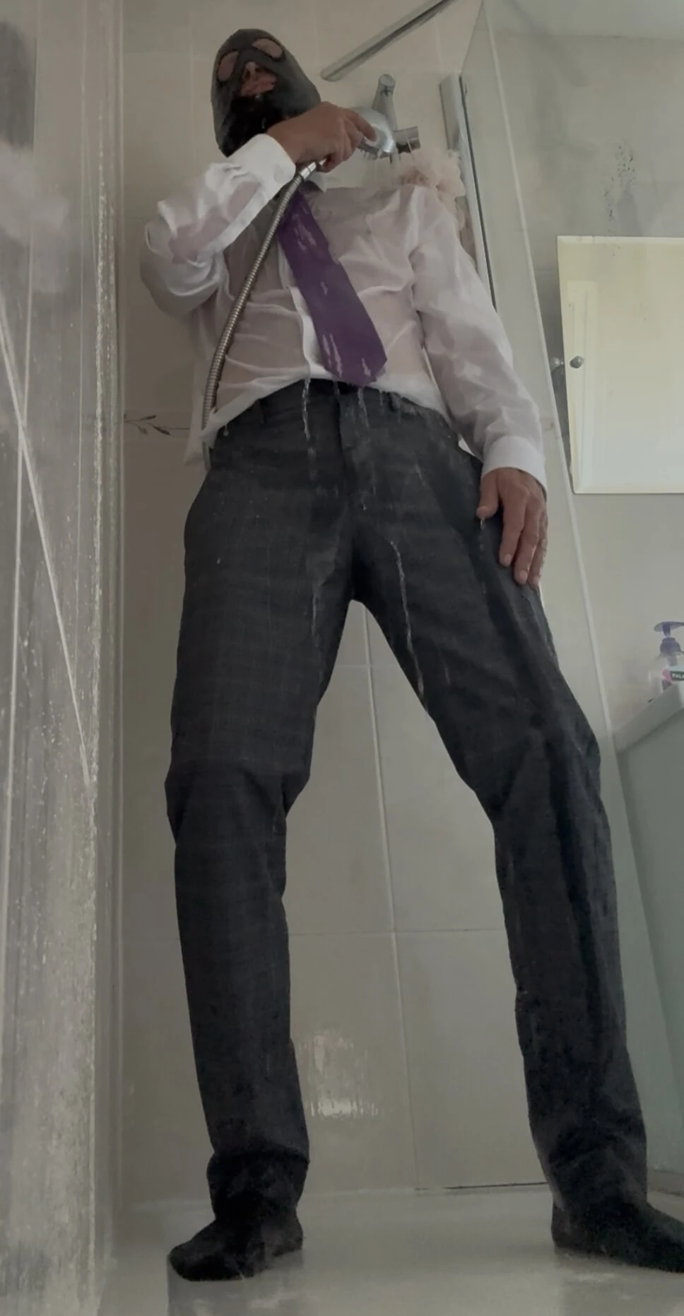 prostate_play - business man showering and trans doll fun #2