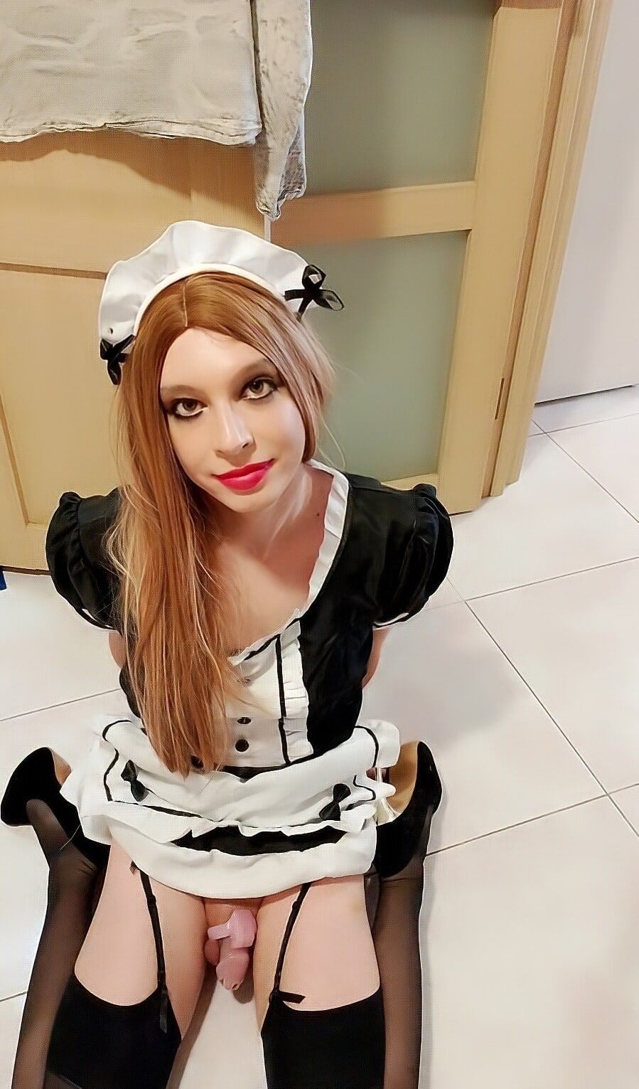 Vladasexytrans sexy sissy maid #15