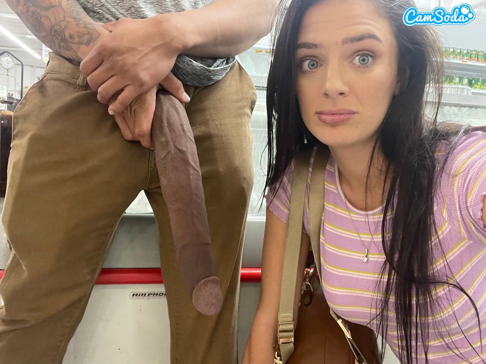 Two Shoppers experience BBC in aisle 3 #13