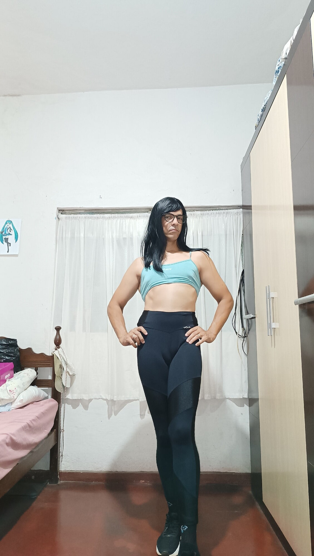 Sakura Nakamura Skinner Legging Gym  #43