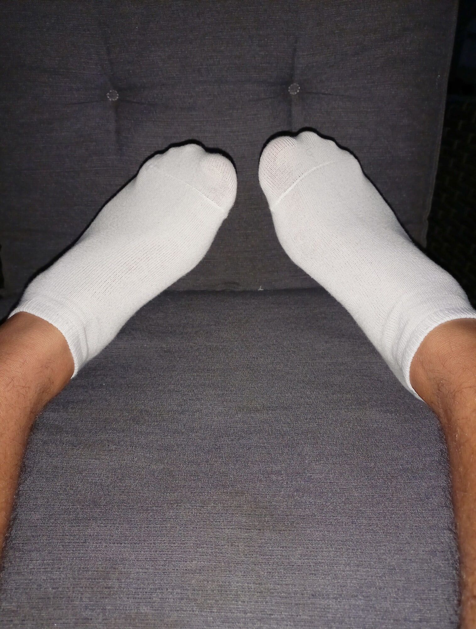 Playing in White socks and soft feet #2