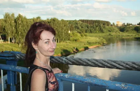 on the hanging bridge         