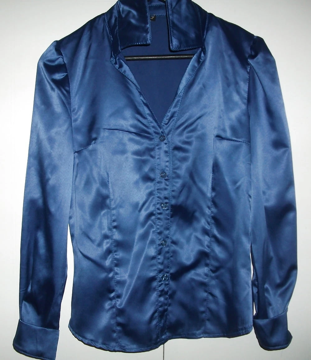 Silk and satin blouses #24