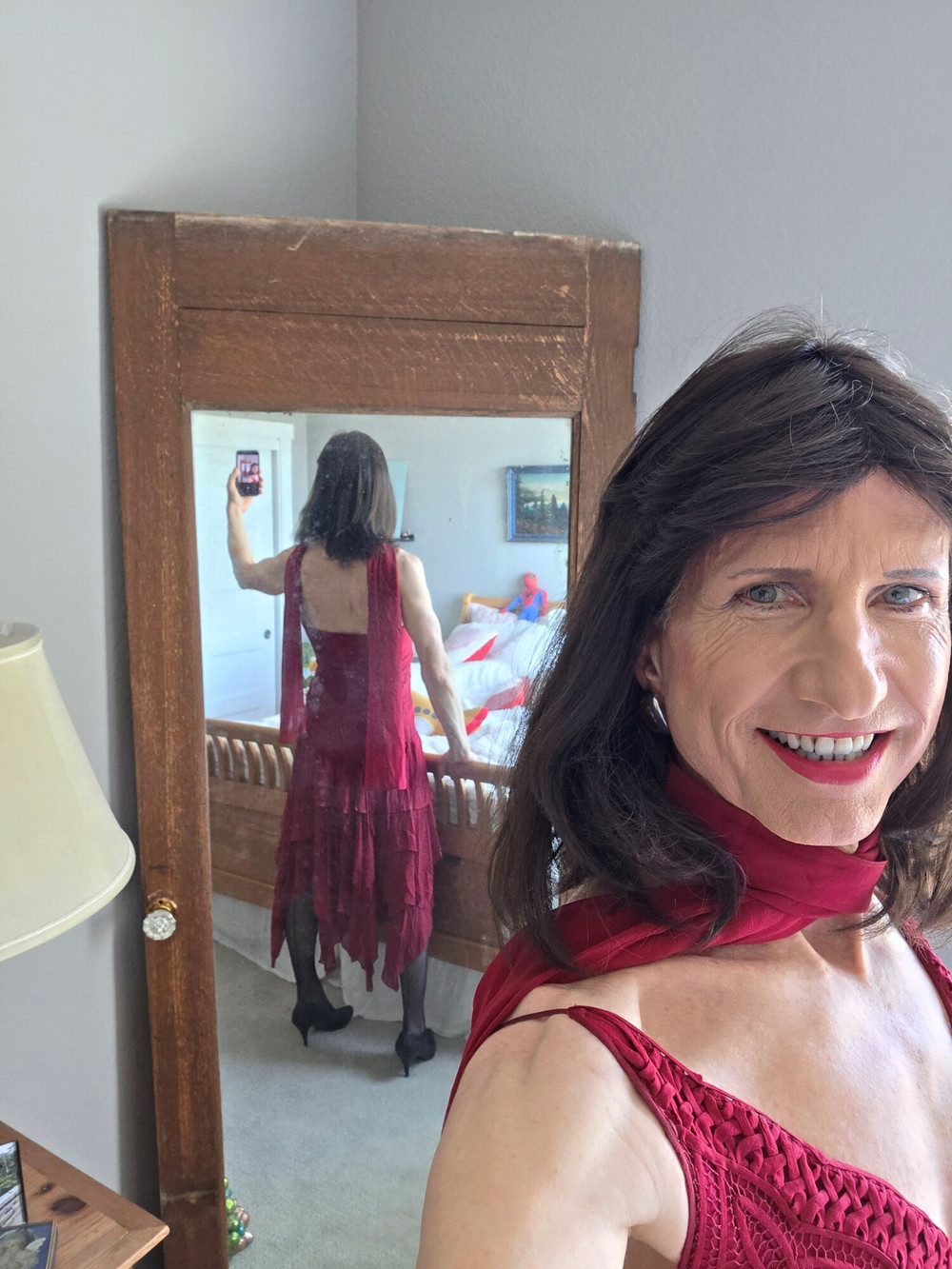 Red dress two #3