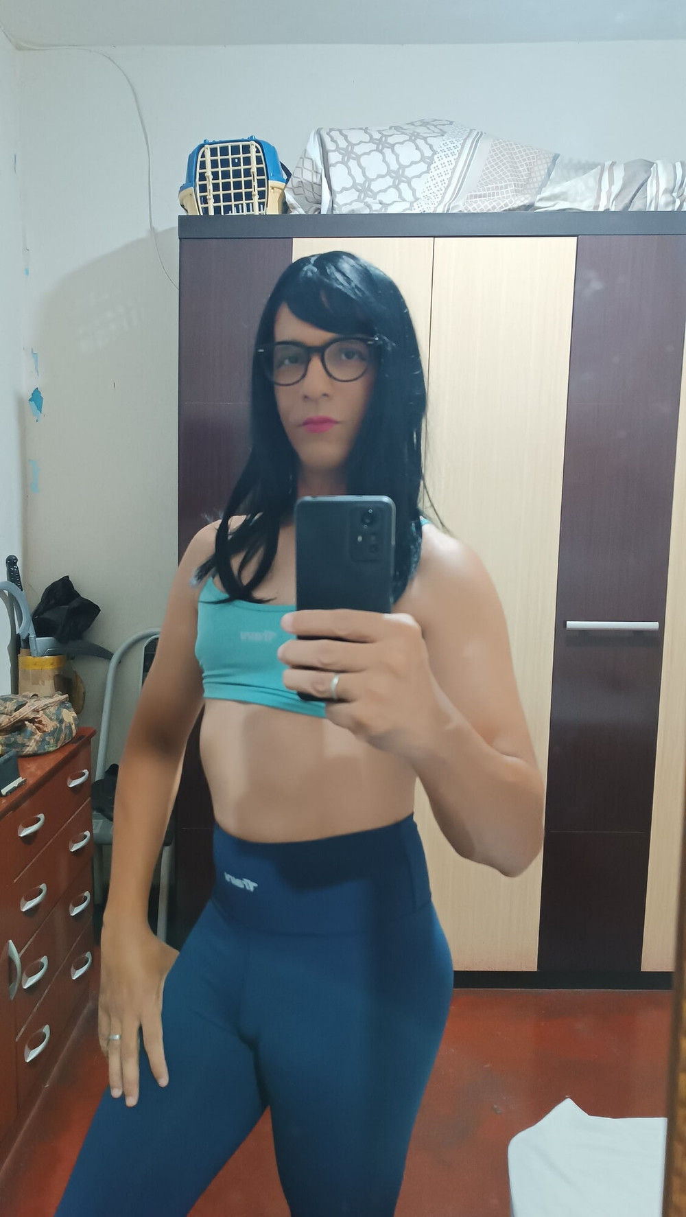 Sakura Nakamura Cute Legging Gym  #39