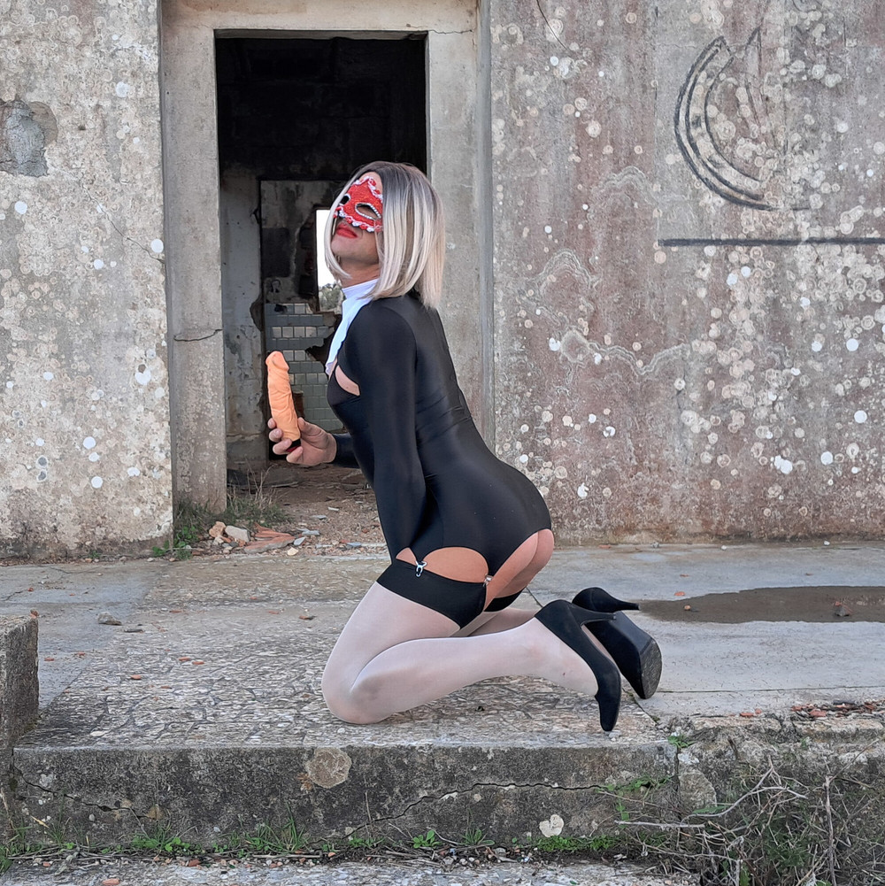 Kinky Perverted Nun in Nylon Stockings and High Heels #4