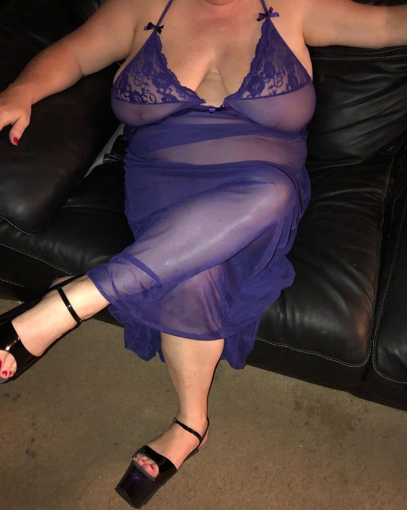 Horny wife in purple #45