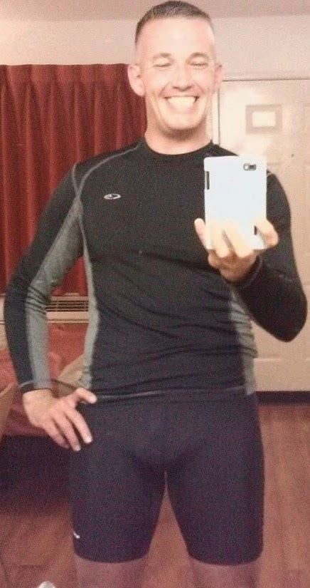 WHAT I WEAR TO MY COED CYCLING GROUP....BULGING SPANDEX! #15