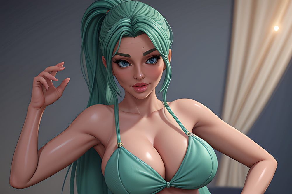 AI Generated Porn Featuring Huge Tit Ice Queens #19