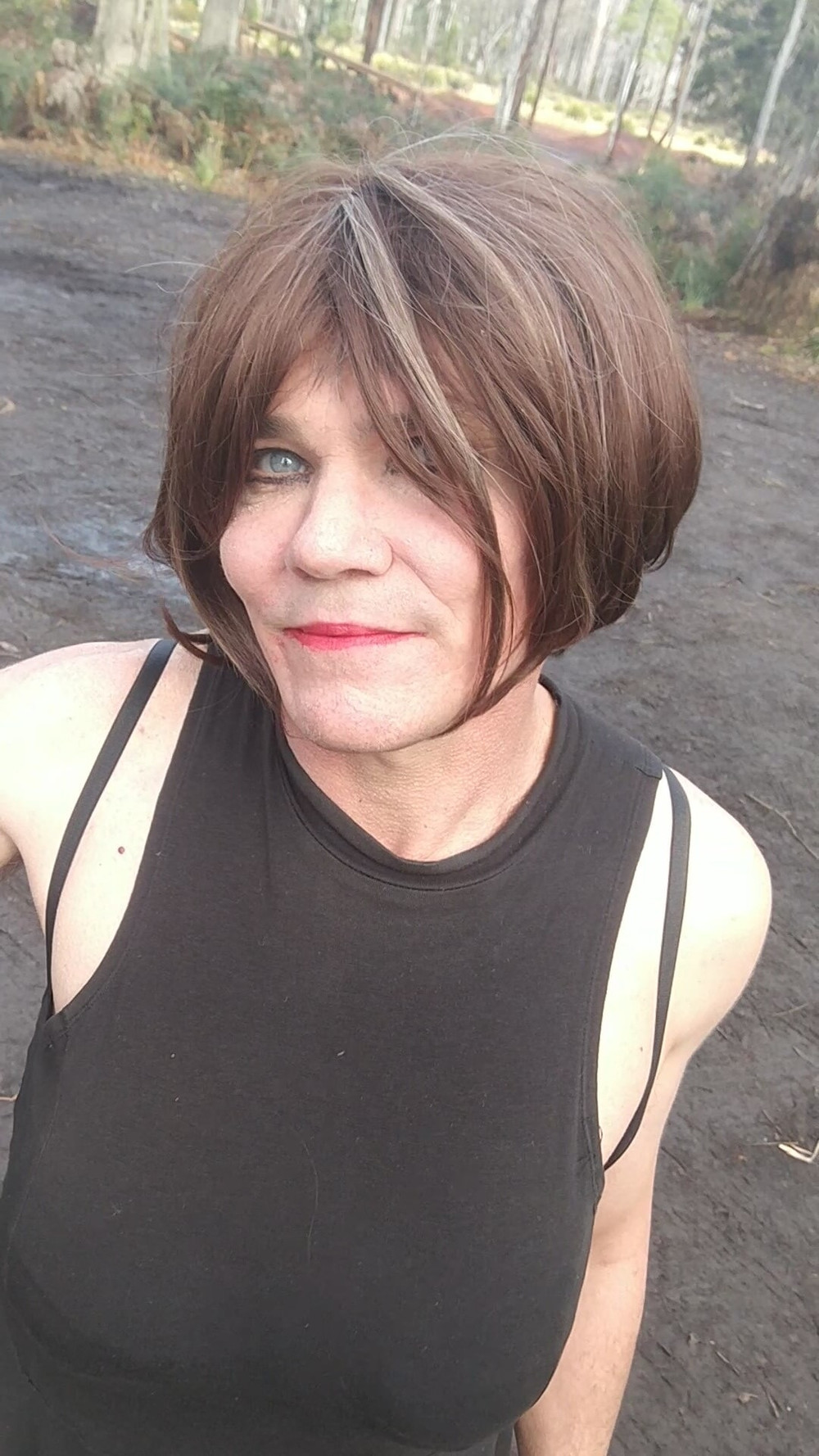 Crossdress Roadtrip - Black Summer Dress #8