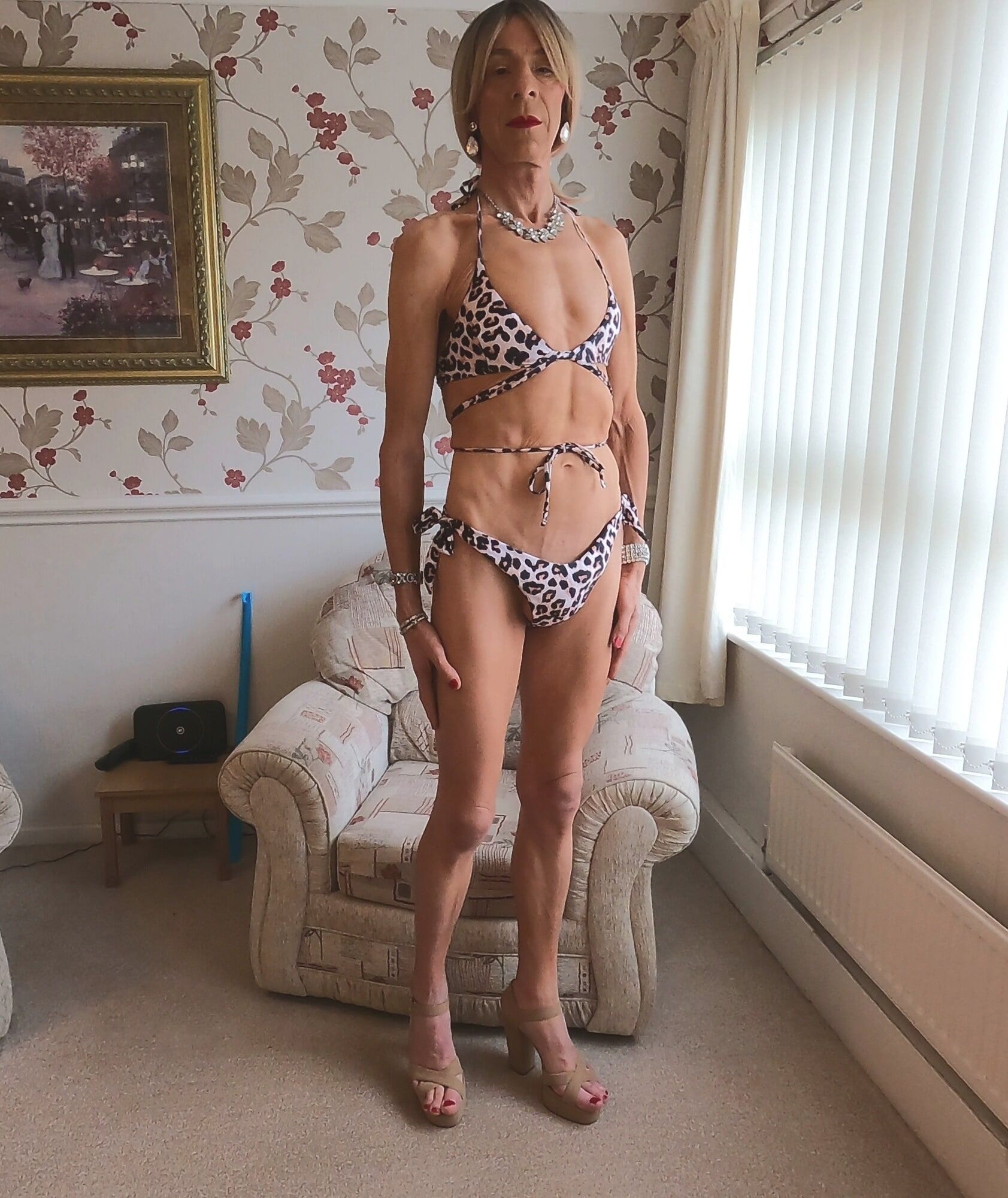 131 Alessia Travestita - Leopard Print Bikini #7