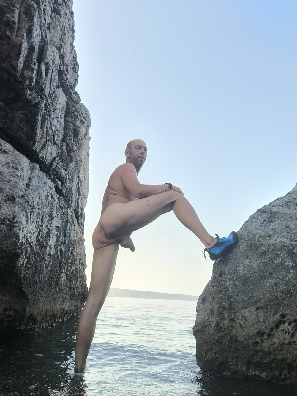 Gay slut fuck whore feeling horny at the beach spreading ass #51